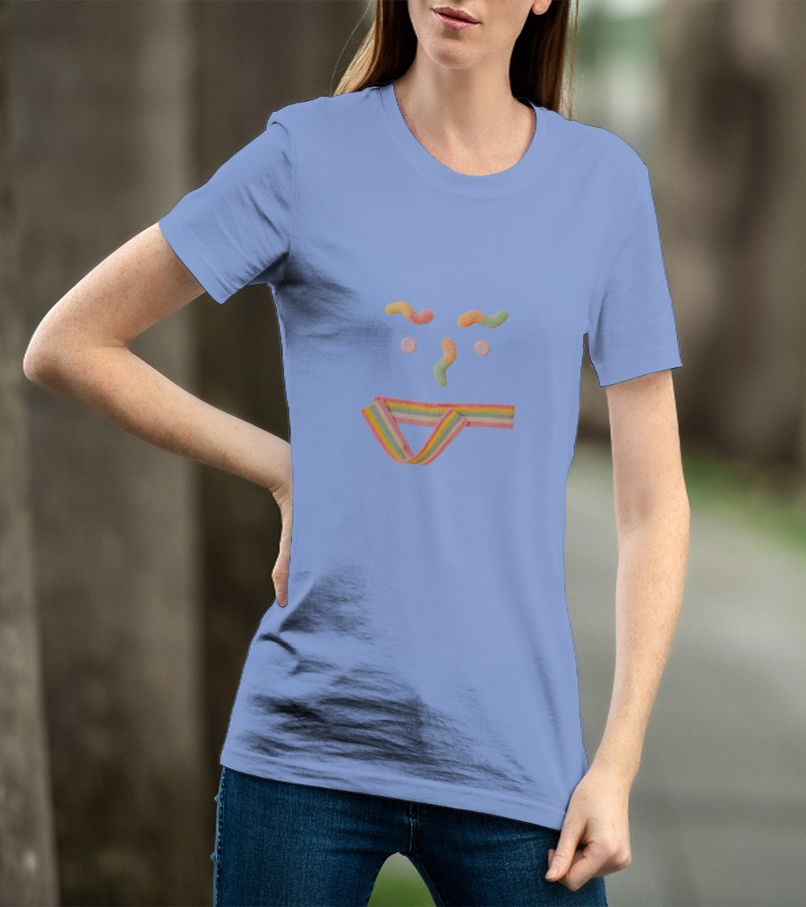Sugar Smile Candy Face Rainbow T-Shirt
