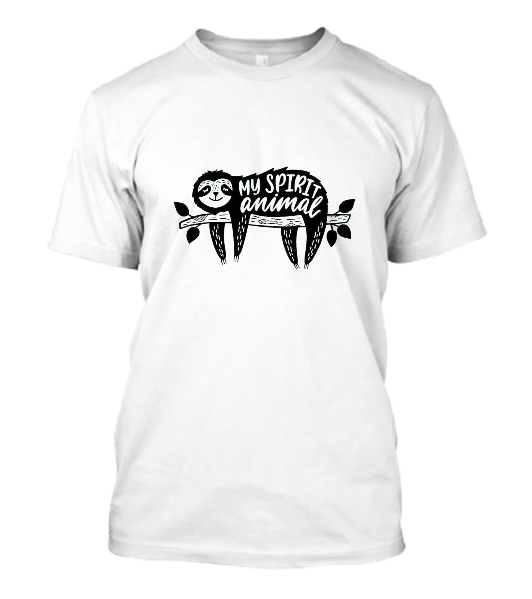 My Spirit Animal Sloth On Branch T-Shirt