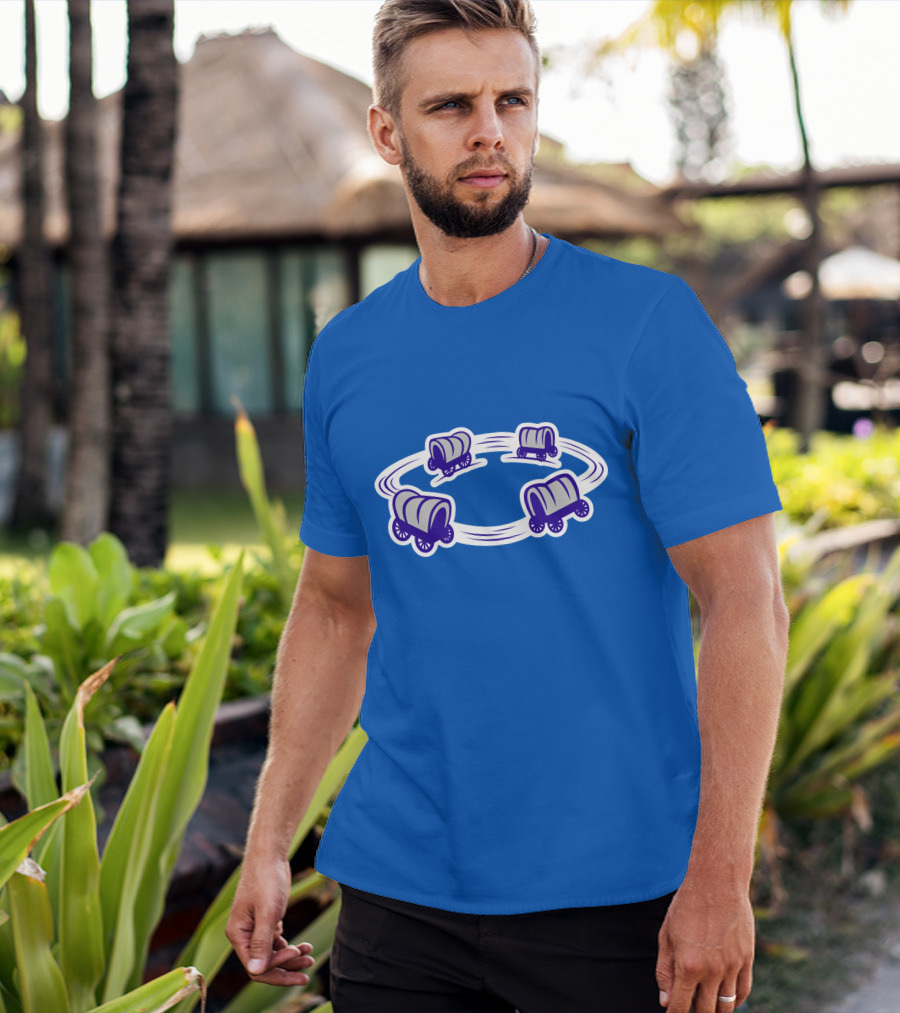 Circle The Wagons Buffalo Football Team Inspired Concept T-Shirt