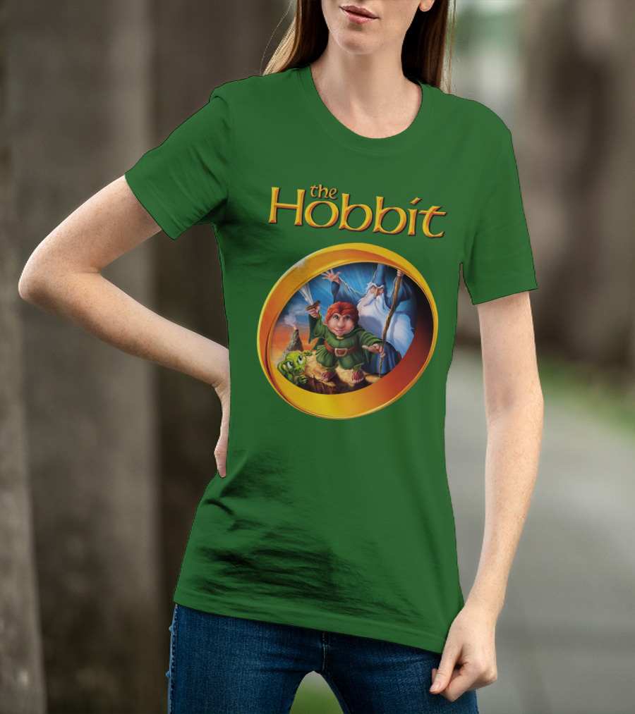 The Hobbit Gandalf Bilbo Baggins Adventure Ring T-Shirt