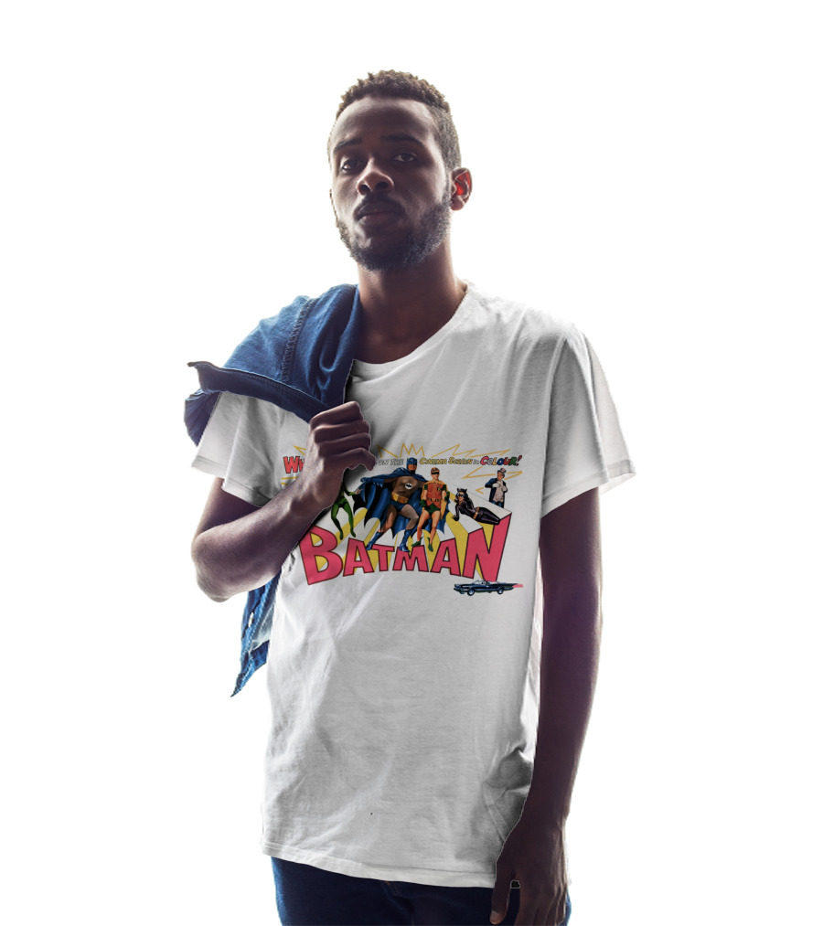 WHAM Now It's All On The Cinema Screen In Colour Batman T-Shirt
