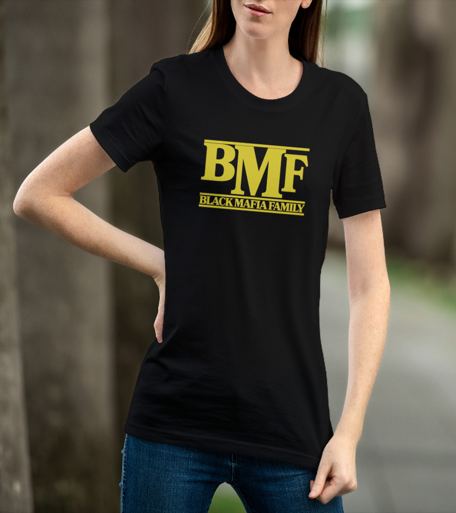 BMF Black Mafia Family 50cent Logo Merchandise T-Shirt