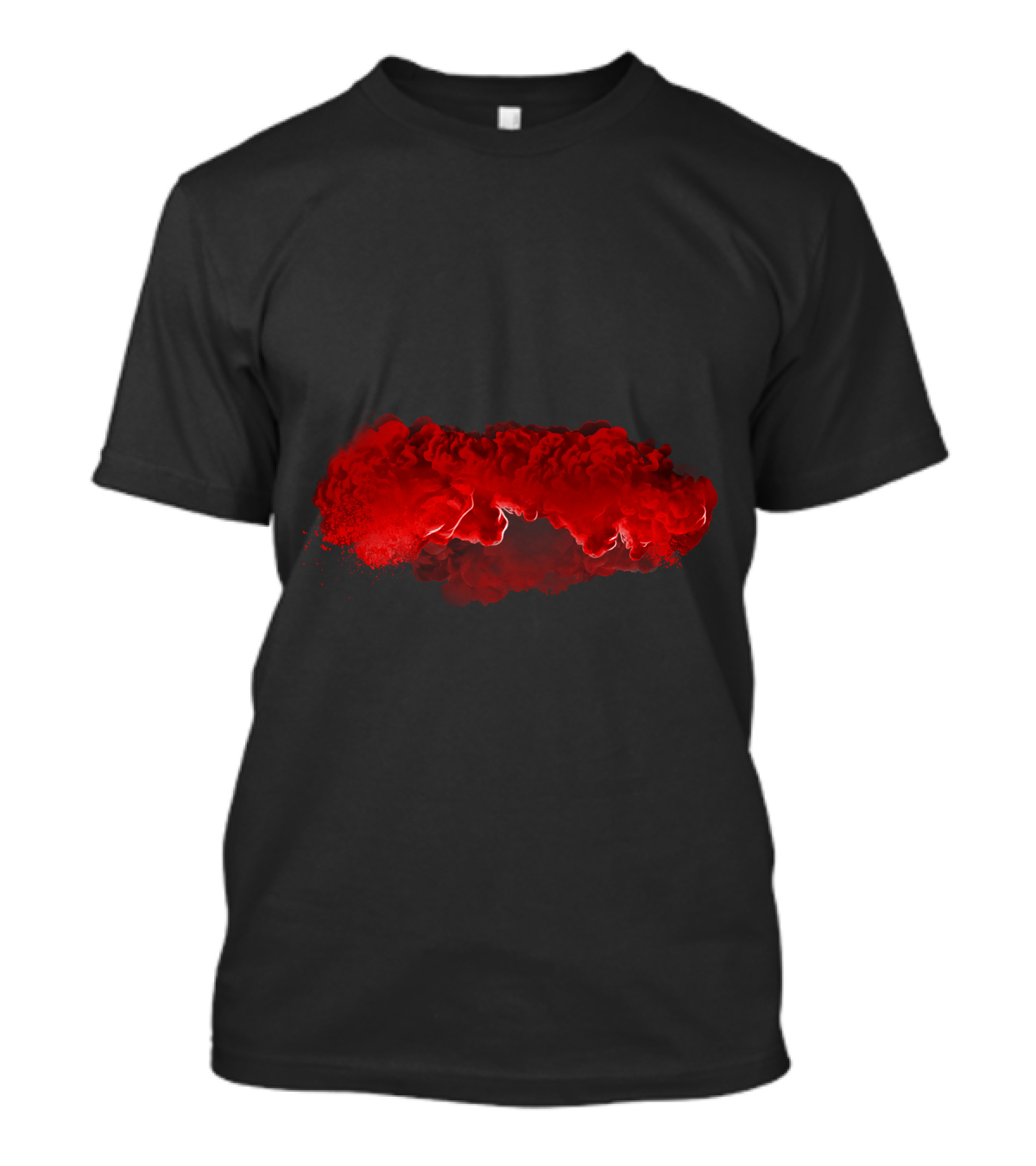 Test Red Cloud Burst T-Shirt