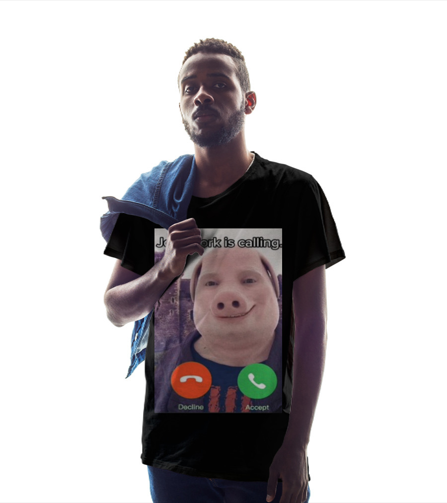 Funnyahhtees John Pork Is Calling Decline Accept T-Shirt