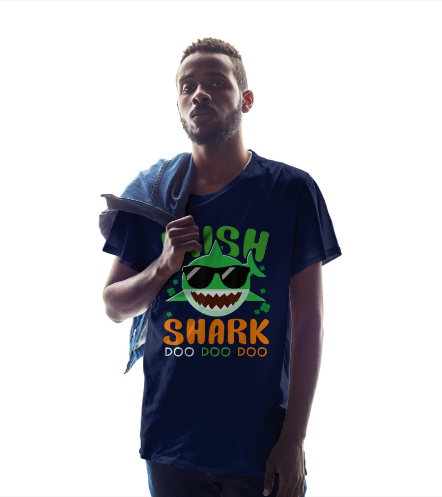 Irish Shark Doo Doo Doo St Patricks Day T-Shirt