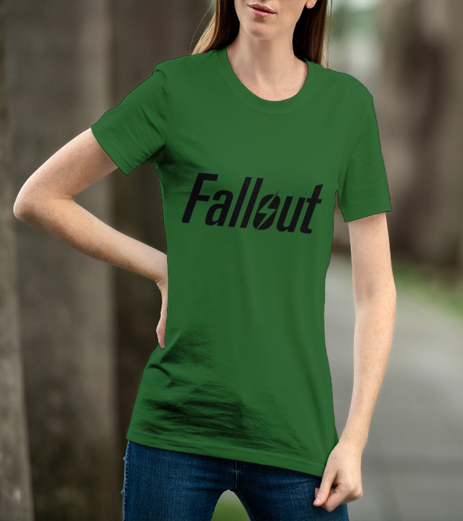 Fallout Logo Green Background T-Shirt