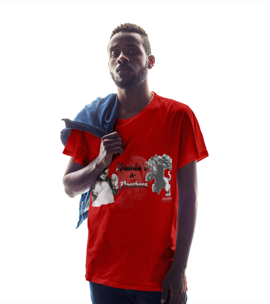 Panda's And Panthers Boxing Face-Off T-Shirt