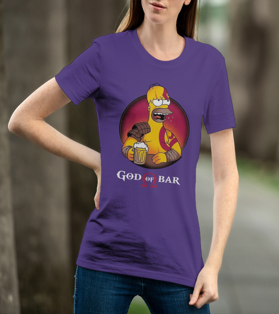 God Of Bar Homer Kratos Mashup T-Shirt