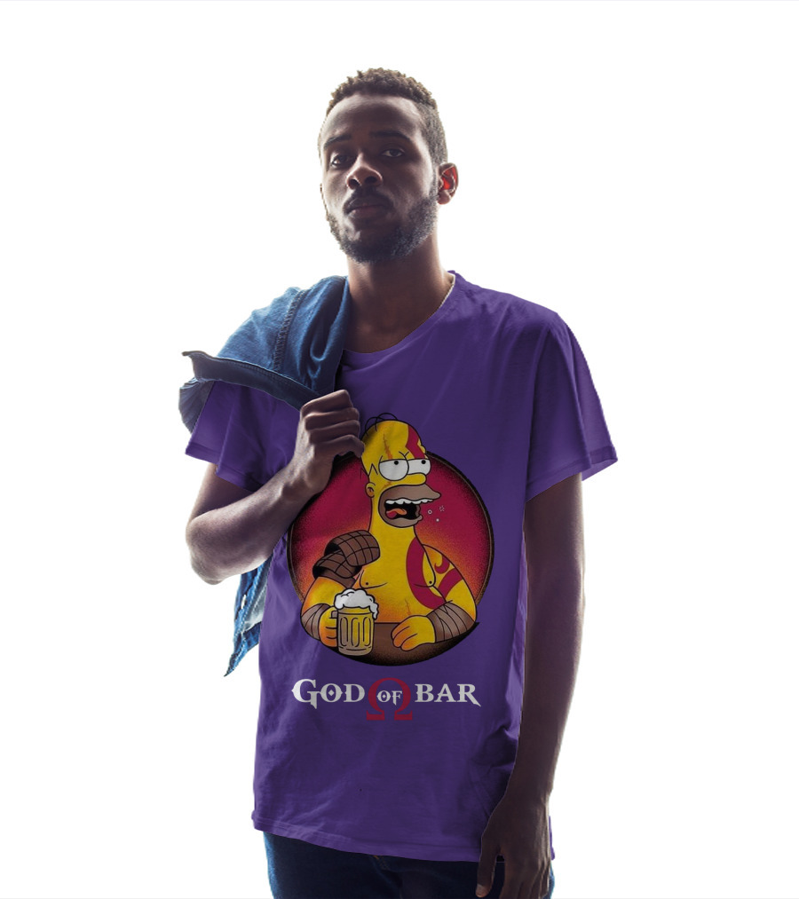 God Of Bar Homer Kratos Mashup T-Shirt