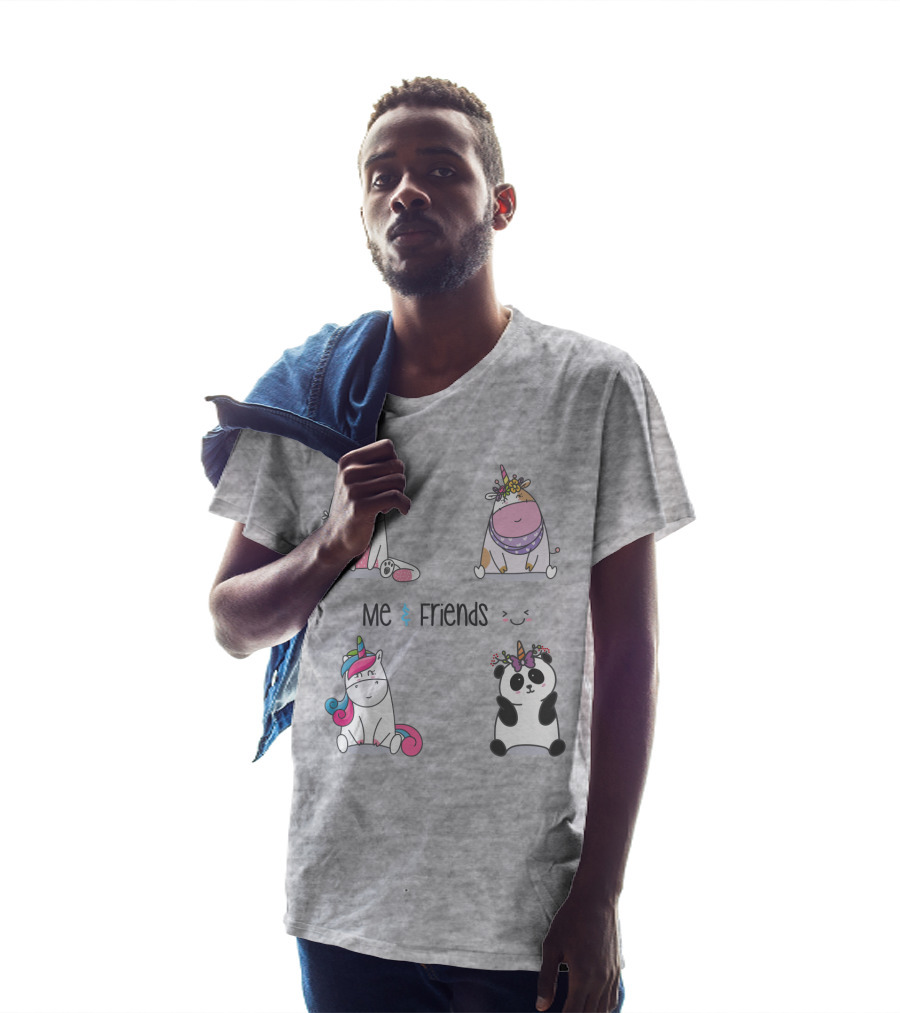 Me And Friends Cute Animal Collection T-Shirt