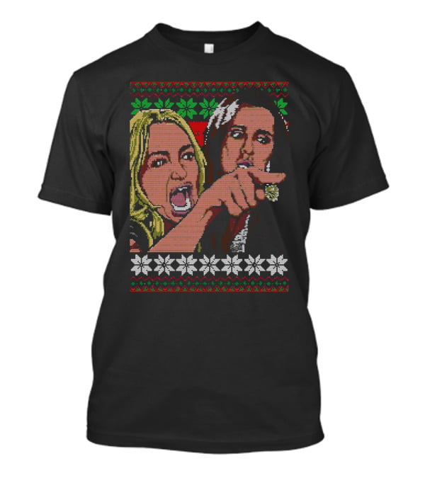 Taylor Armstrong Woman Yelling Meme Ugly Christmas T-Shirt