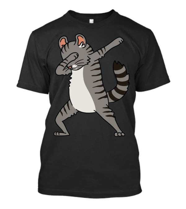American Curl Cat Dabbing Pose T-Shirt