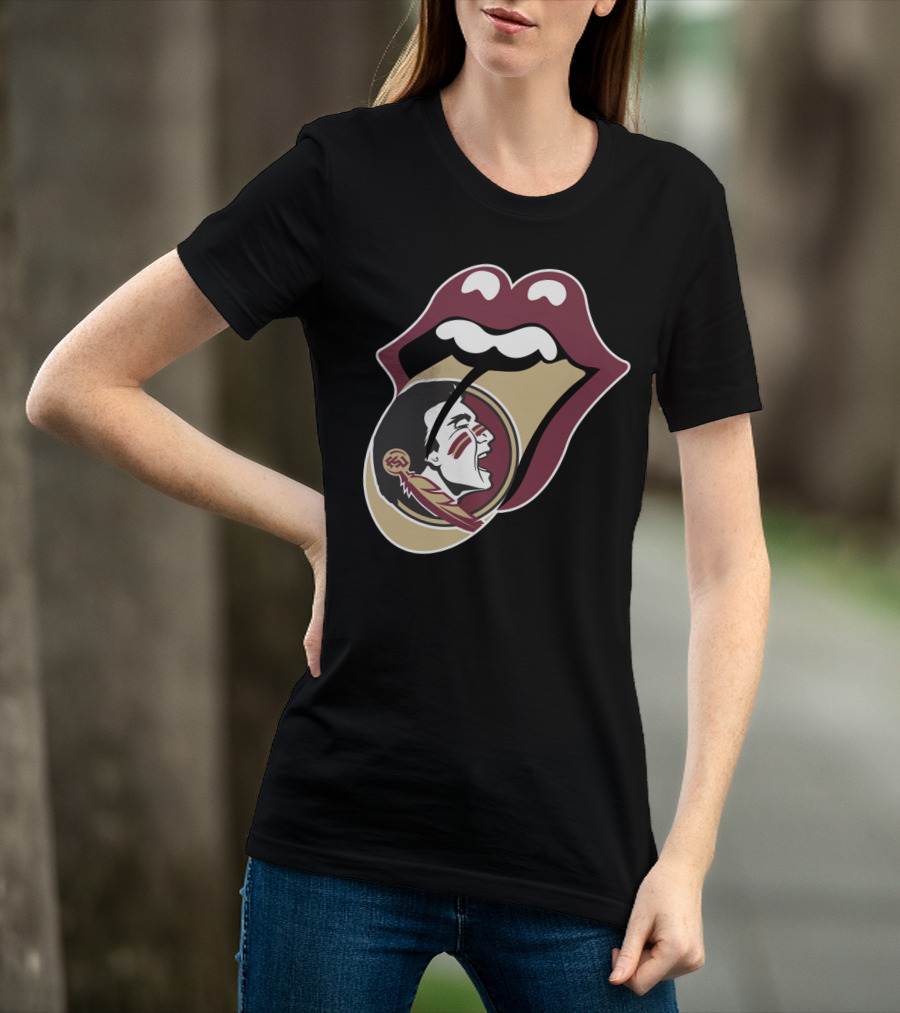 Fsu Seminoles Rolling Stones T-Shirt