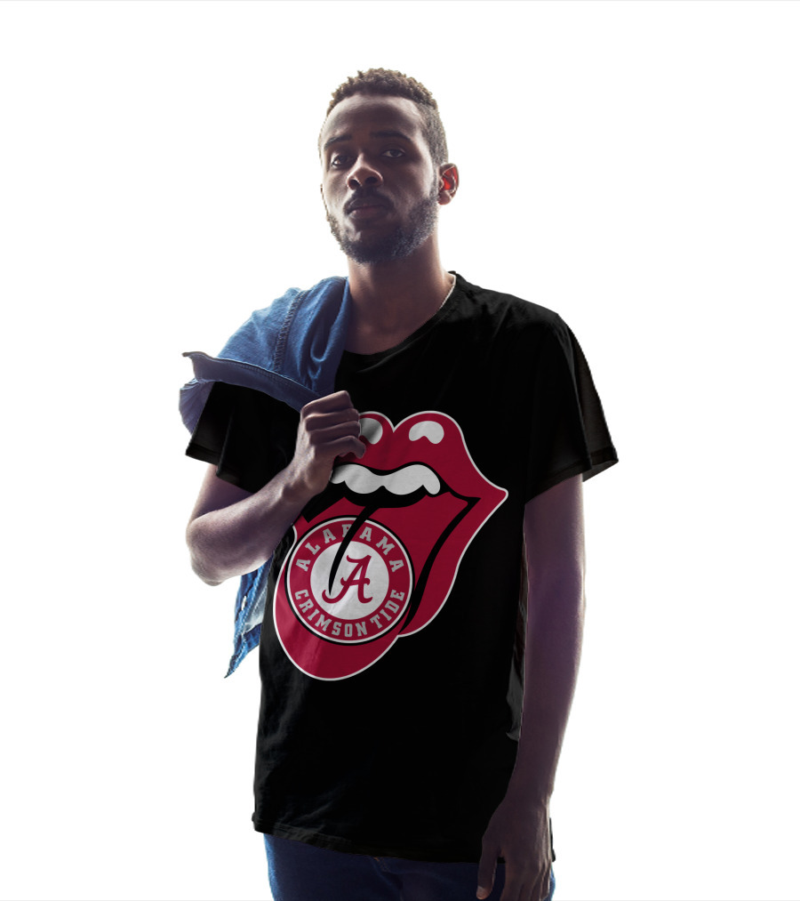Alabama Crimson Tide Rt Edition Iconic Tongue T-Shirt