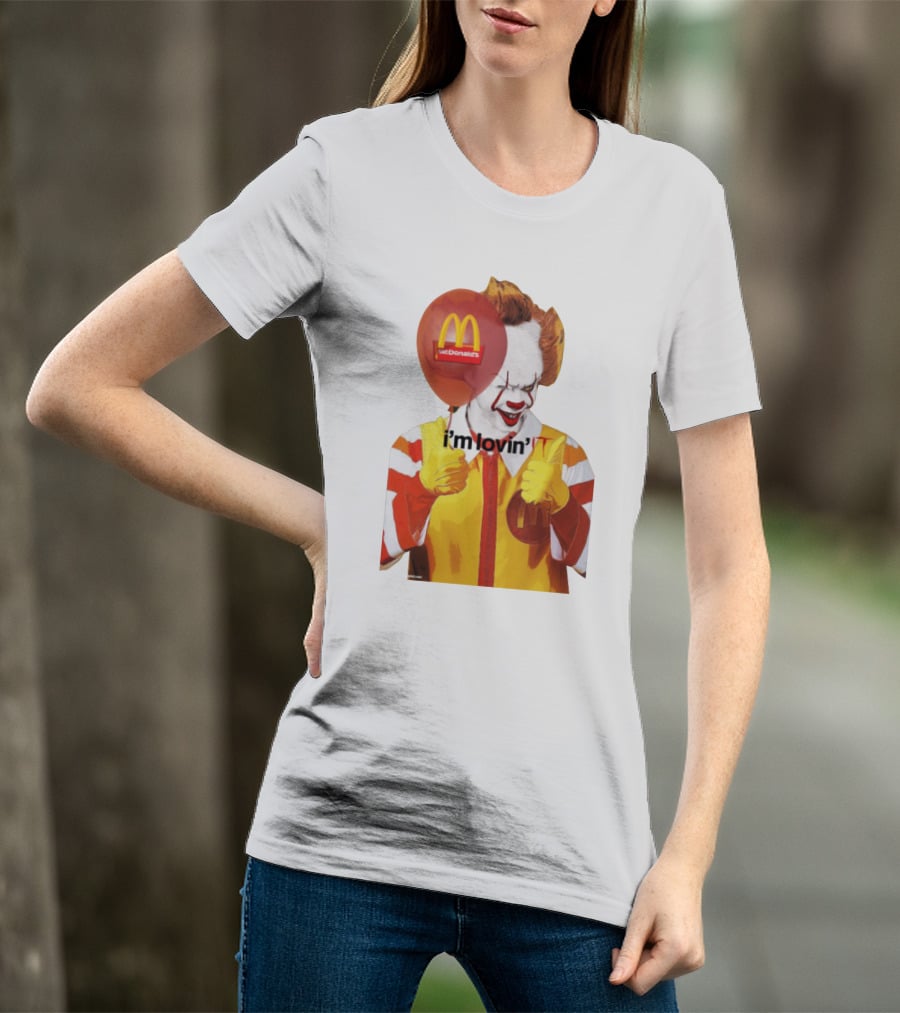 McDonald's I'm Lovin' It Clown Holding Red Balloon T-Shirt