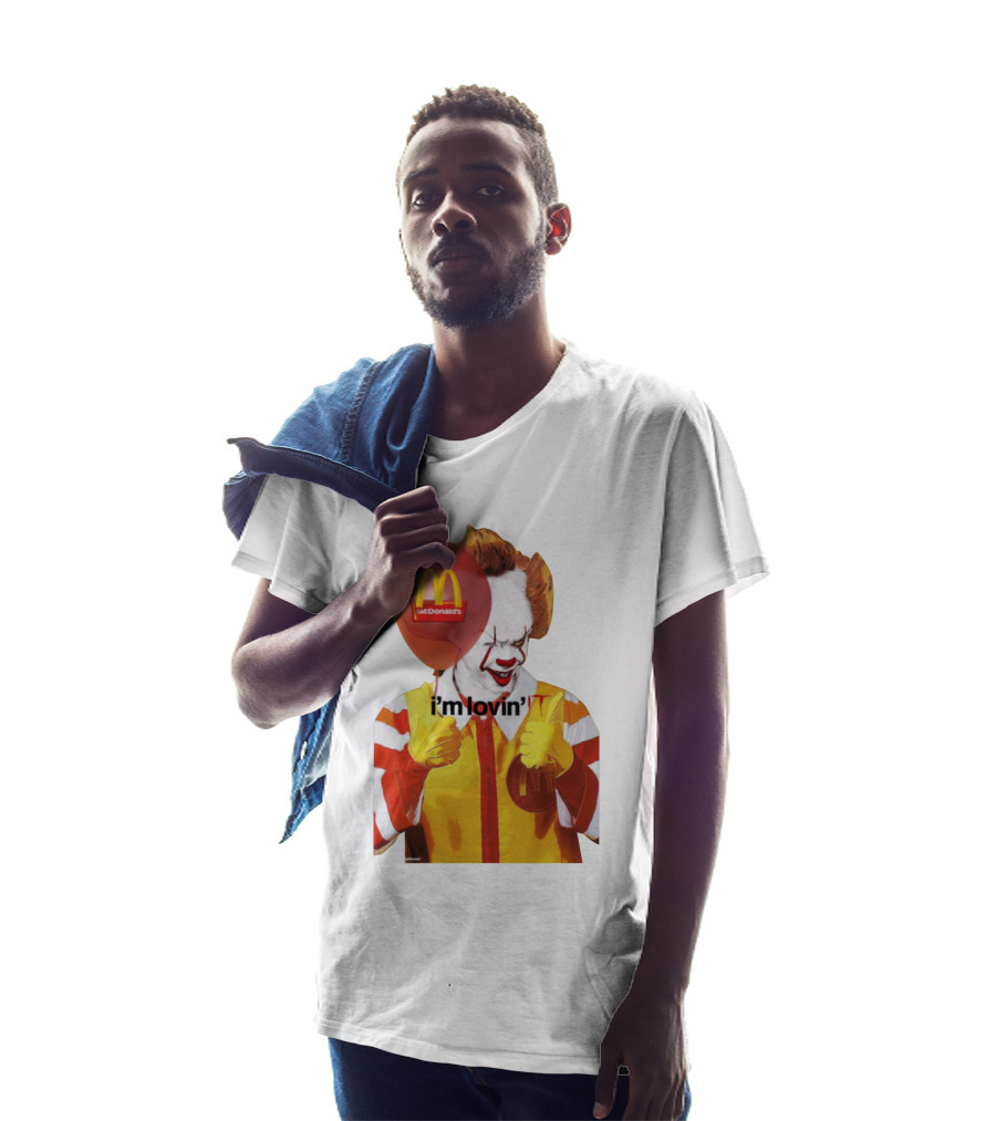 McDonald's I'm Lovin' It Clown Holding Red Balloon T-Shirt