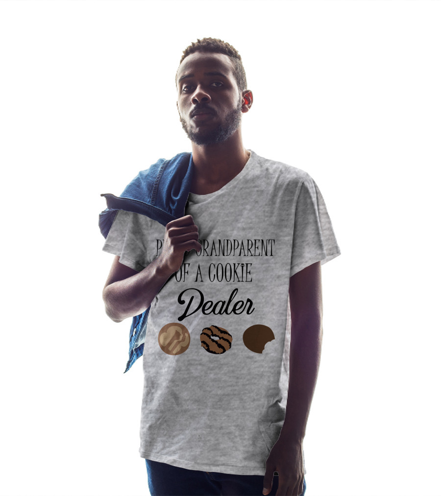 Proud Grandparent Of A Cookie Dealer With Three Cookie T-Shirt
