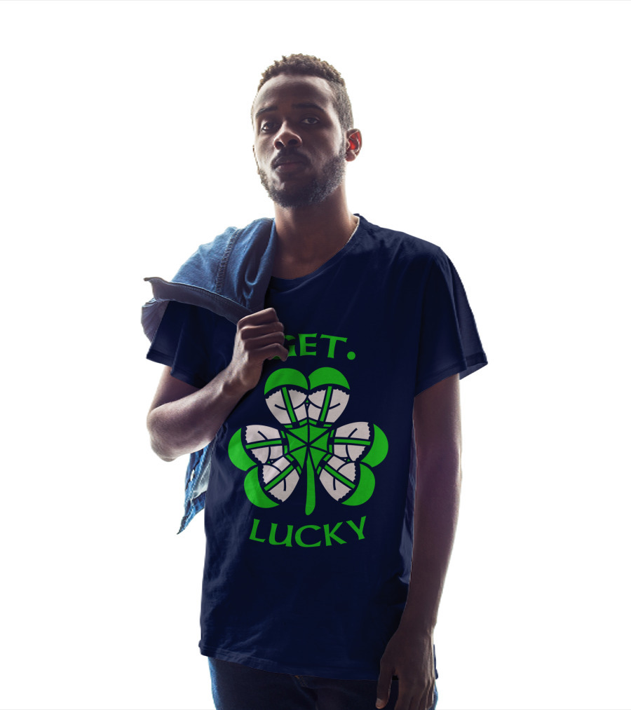 Get Lucky Irish Shamrock Clover St. Patrick's Day T-Shirt