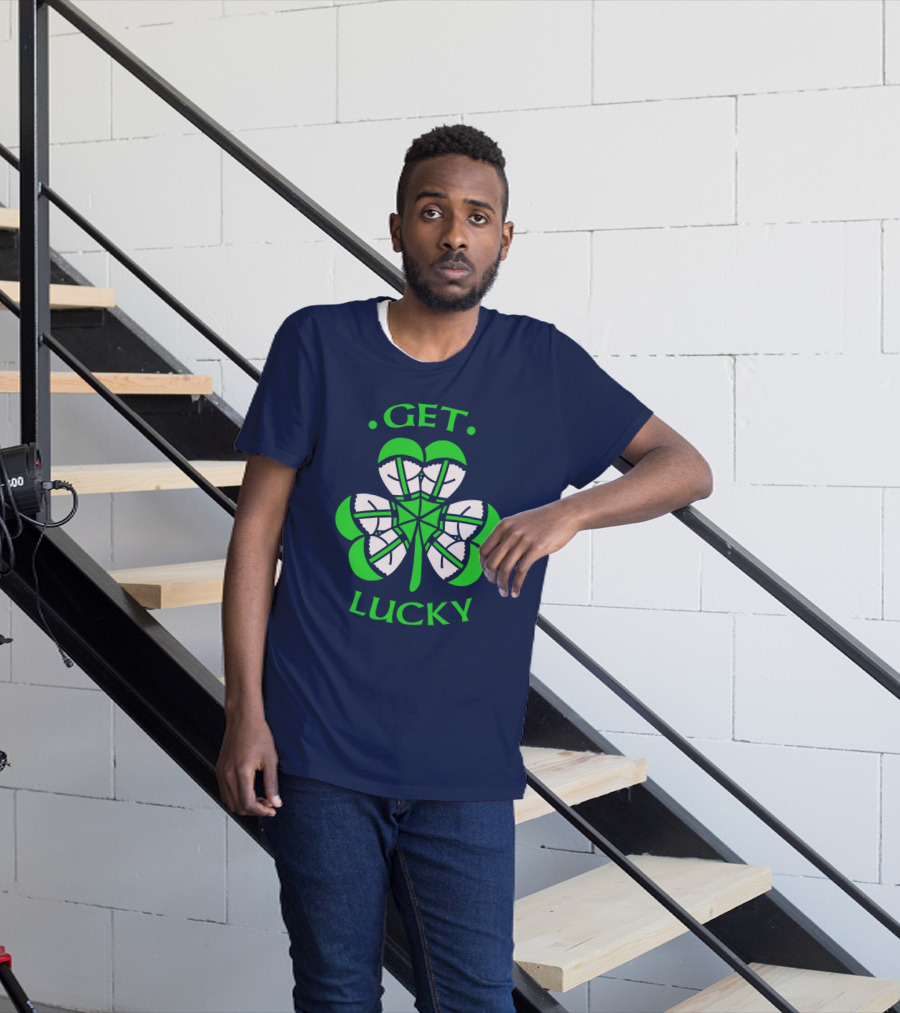 Get Lucky Irish Shamrock Clover St. Patrick's Day T-Shirt