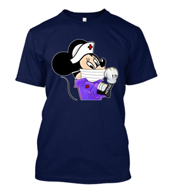 Minnie Nurse Strong Healthcare Worker T-Shirt