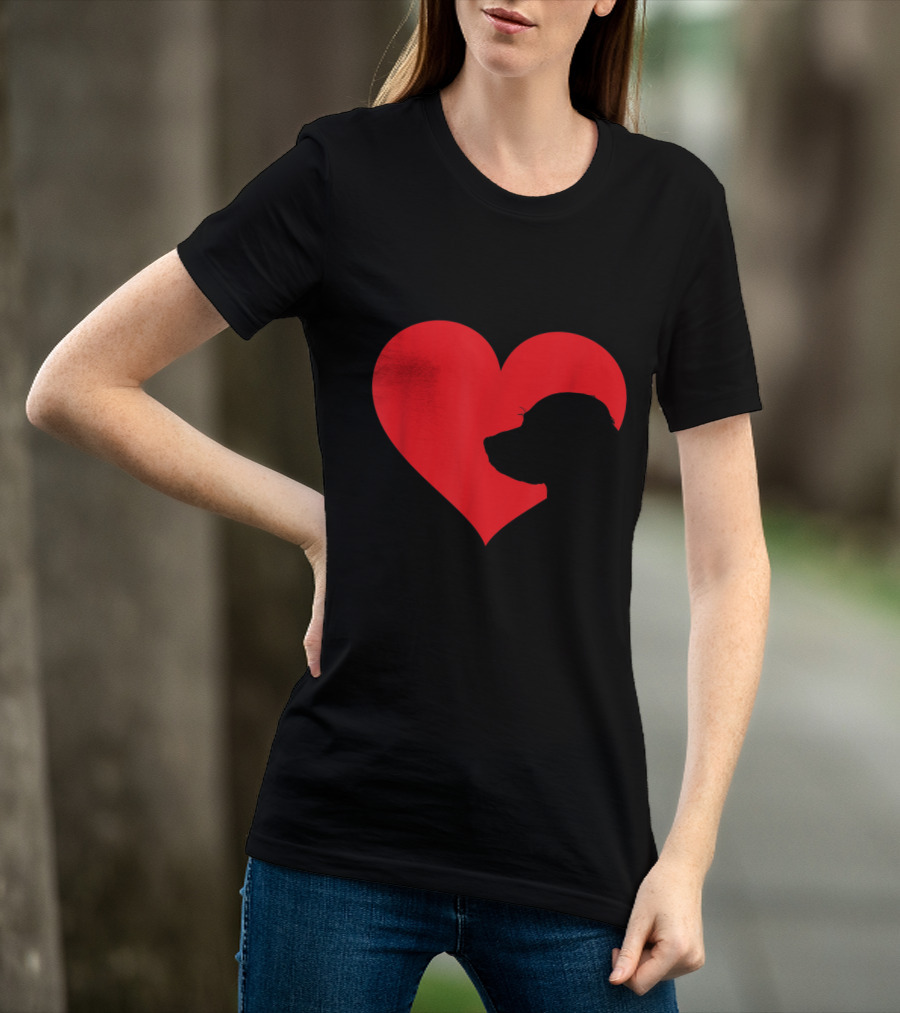Labrador Retriever Heart For Lab Lovers T-Shirt