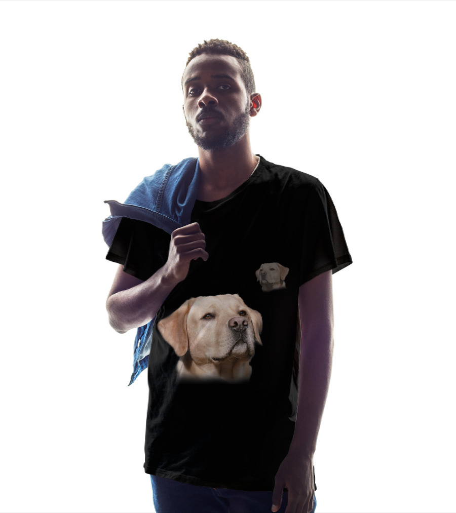 Labrador School Photo Funny Yellow Lab T-Shirt