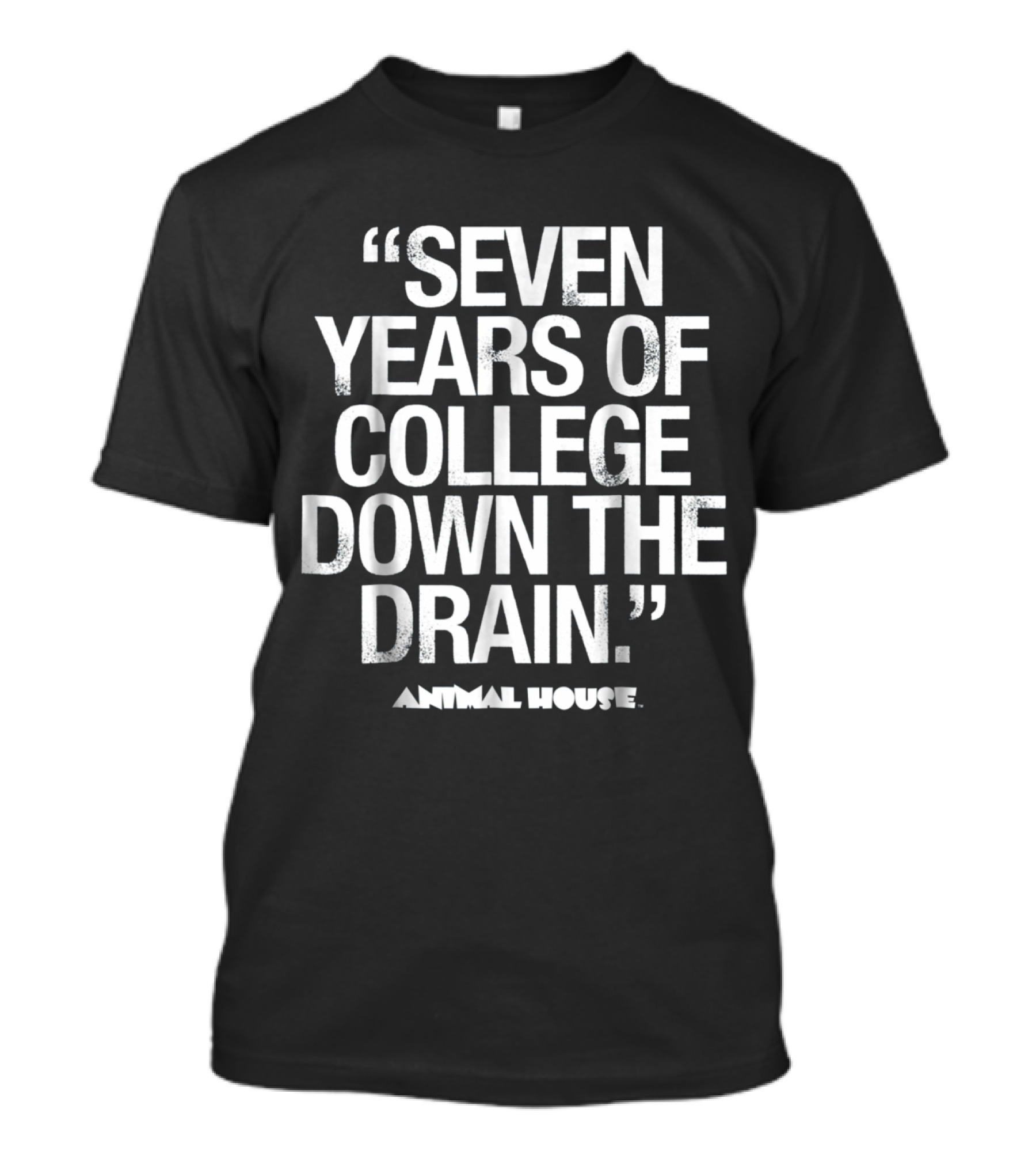 Animal House Seven Years Of College Down The Drain T-Shirt