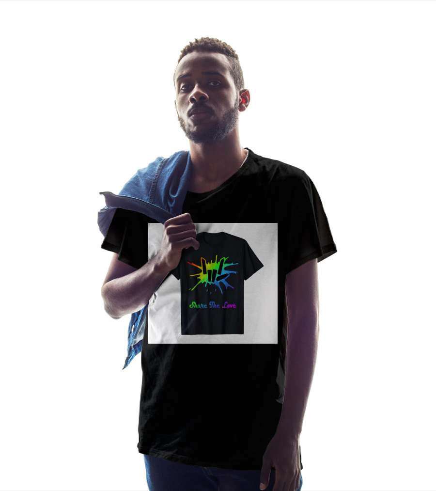 Share The Love Colorful Splash T-Shirt