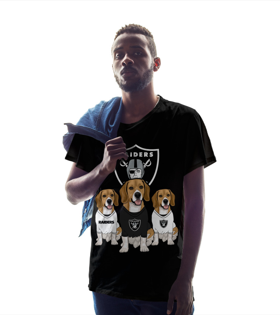 Las Vegas Raiders Beagles T-Shirt