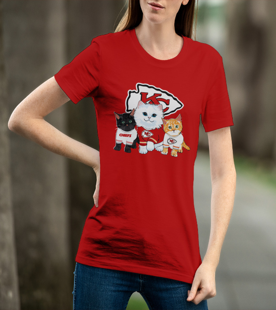 Kc Chiefs Cats T-Shirt