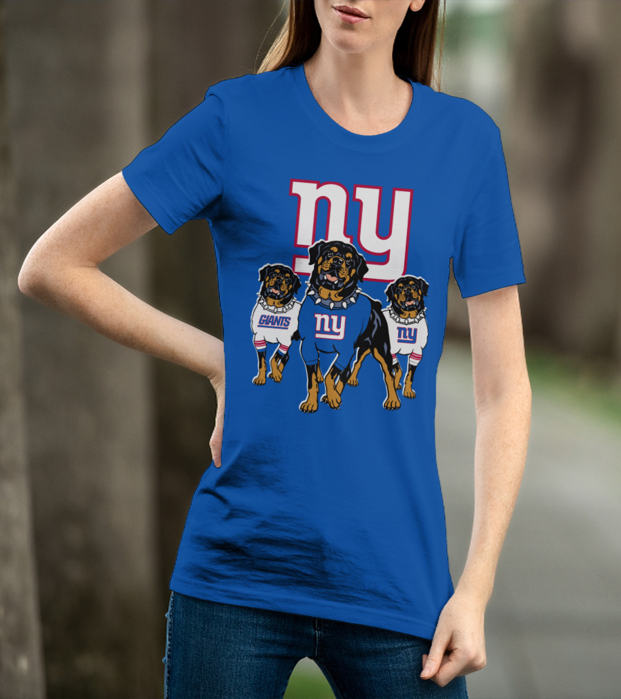 New York Giants Rottweiler T-Shirt