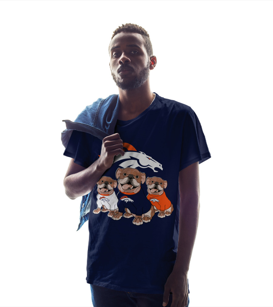 Denver Broncos Bulldog Trio T-Shirt