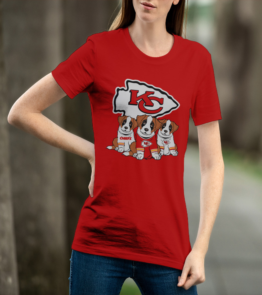 Kansas City Chiefs Kc Saint Bernard T-Shirt