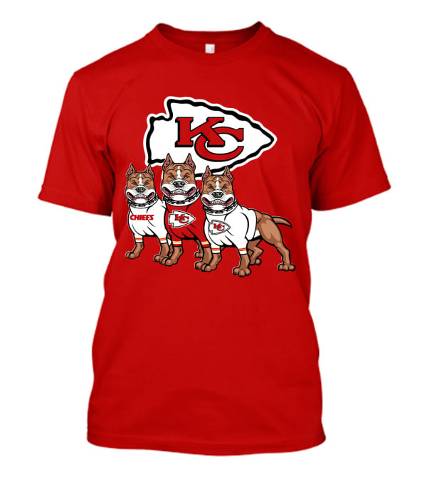 Kansas City Chiefs Pitbull Trio T-Shirt
