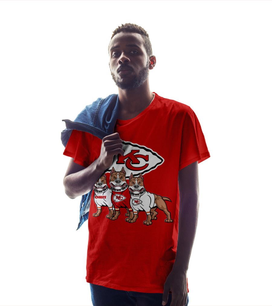 Kansas City Chiefs Pitbull Trio T-Shirt
