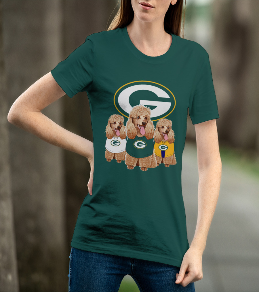 Packers Poodle Gang Football T-Shirt