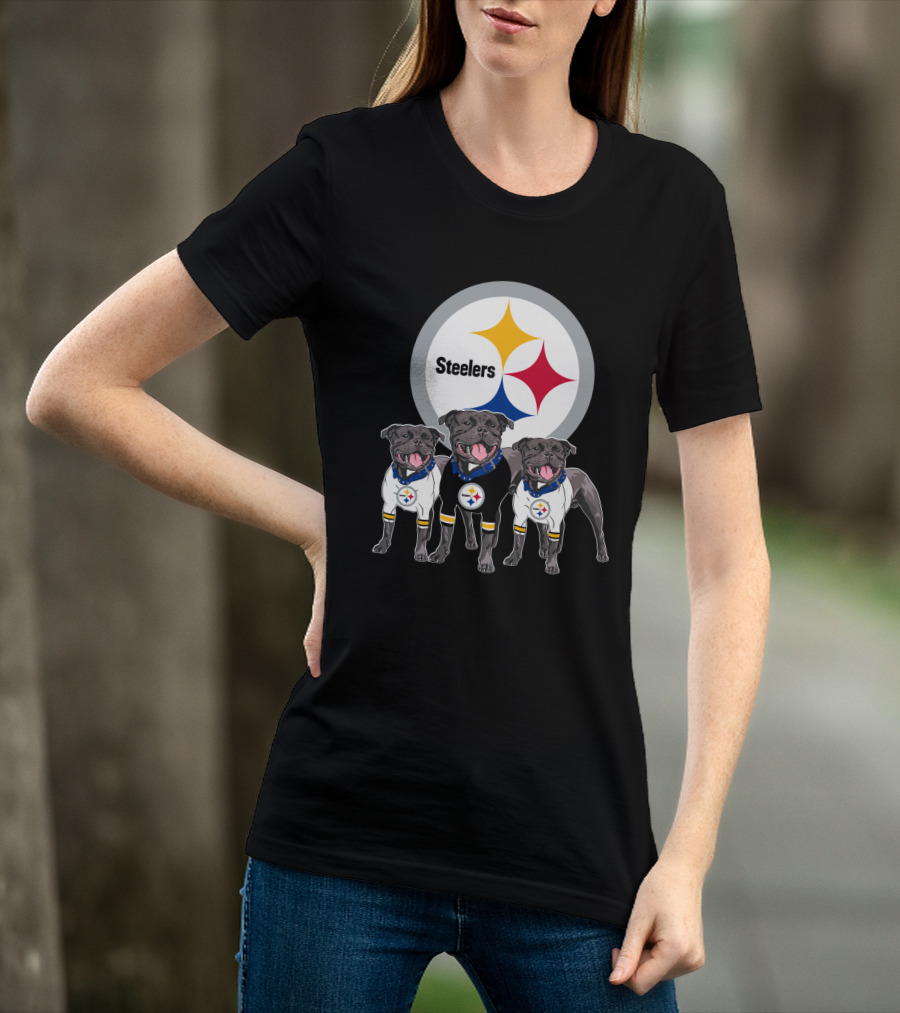 Steelers Pitbull Trio T-Shirt