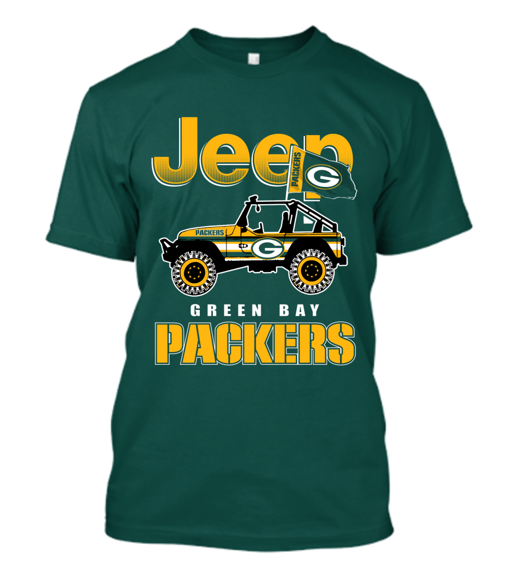 Jeep Green Bay Packers T-Shirt