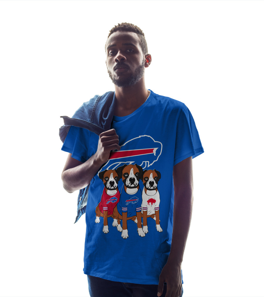 Buffalo Bills Boxer Dogs T-Shirt