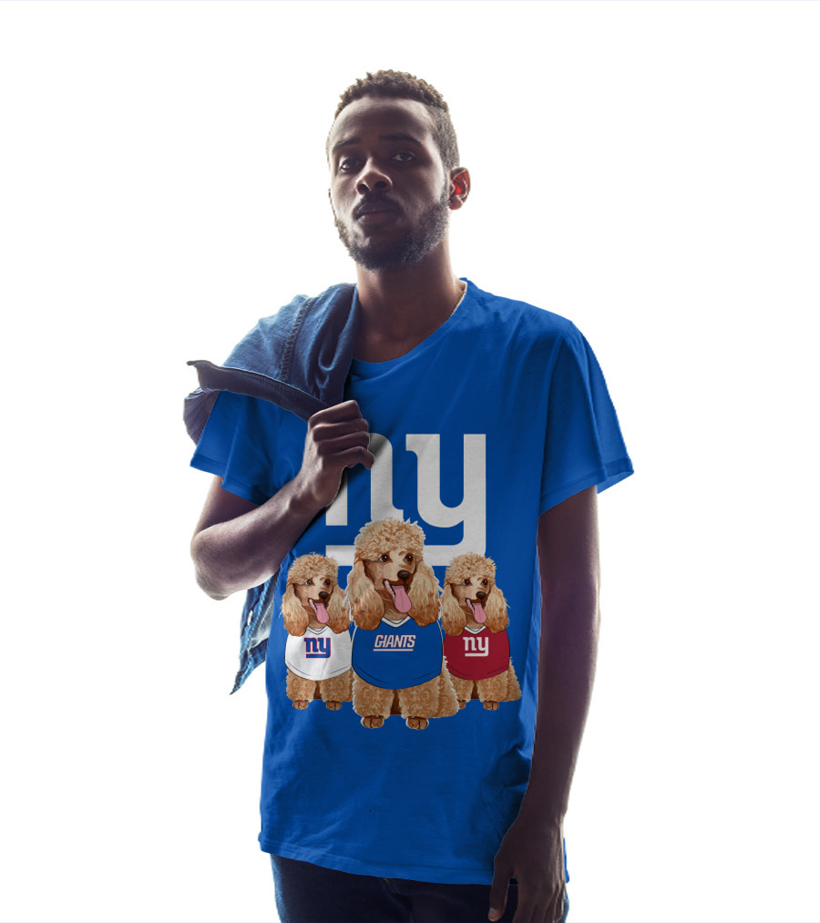 Ny Giants Poodle Trio T-Shirt
