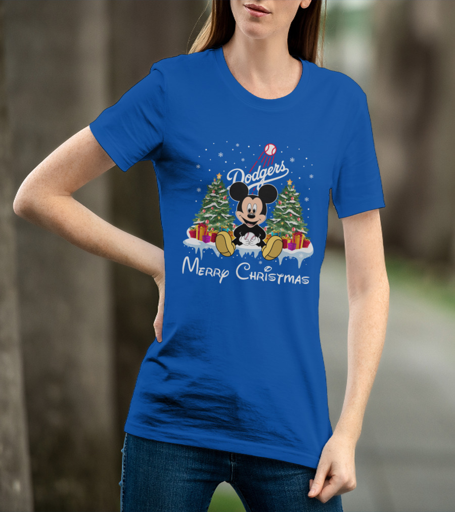 Dodgers Merry Christmas T-Shirt