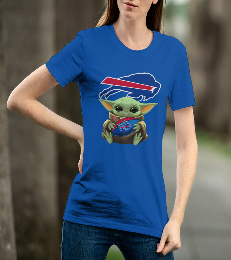 Babyyoda Bills Buffalo Football T-Shirt