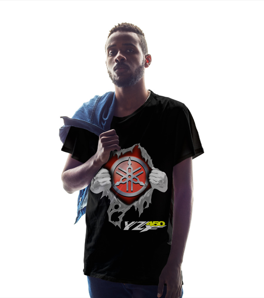 Yamaha Emblem Yz450 Dynamic Burst T-Shirt