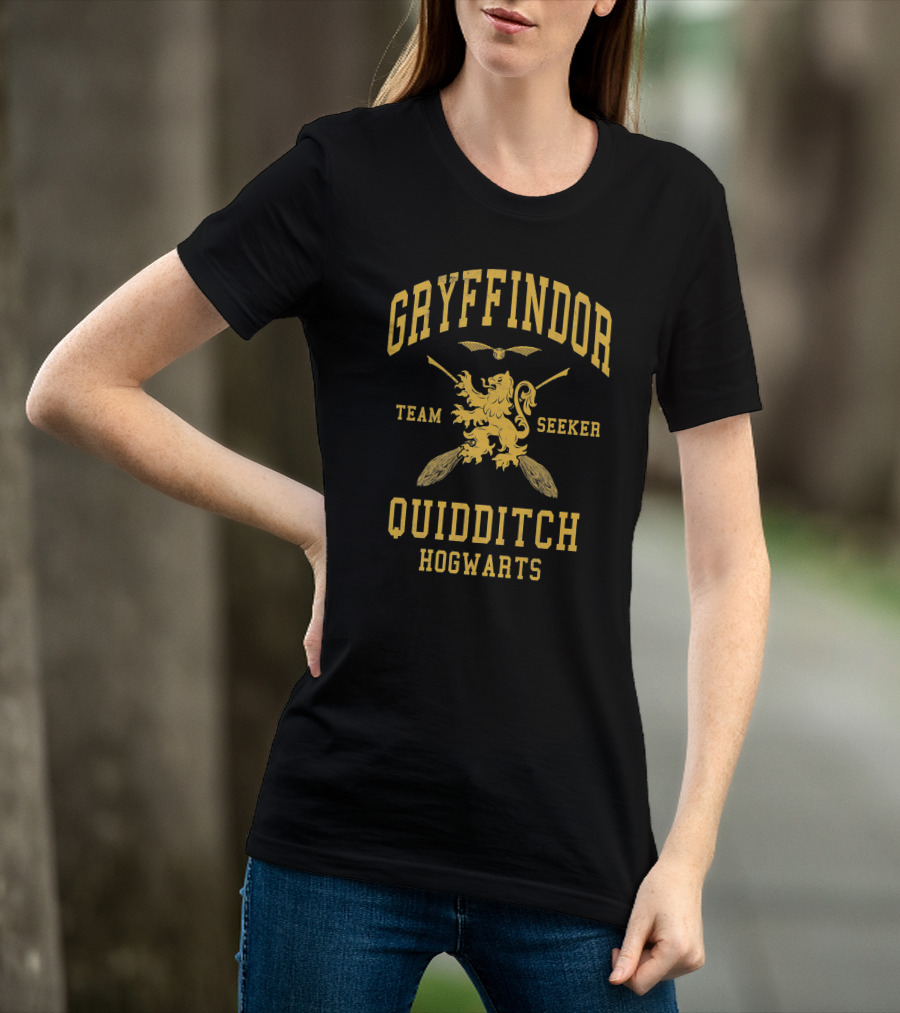 Gryffindor Team Seeker Quidditch Hogwarts Only Today T-Shirt