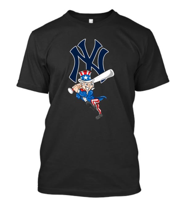 Uncle Sam Baseball New York Yankees 4Th July Celebration T-Shirt