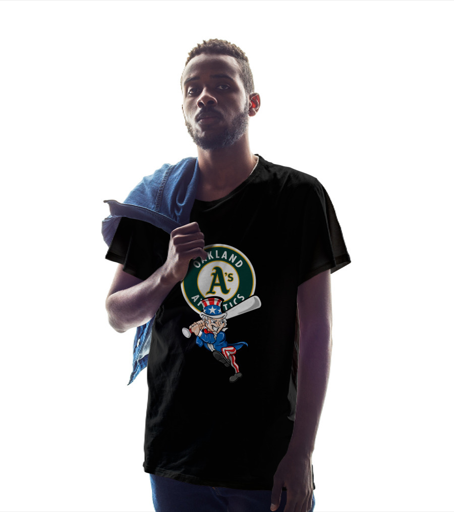 Oakland Athletics Uncle Sam Baseball Patriotic 4Th July Celebration T-Shirt