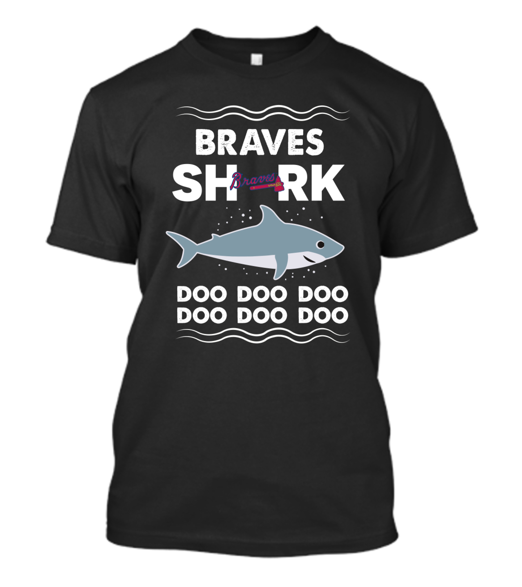 Braves Shark Doo Doo Doo Atlanta Braves Shark Theme T-Shirt