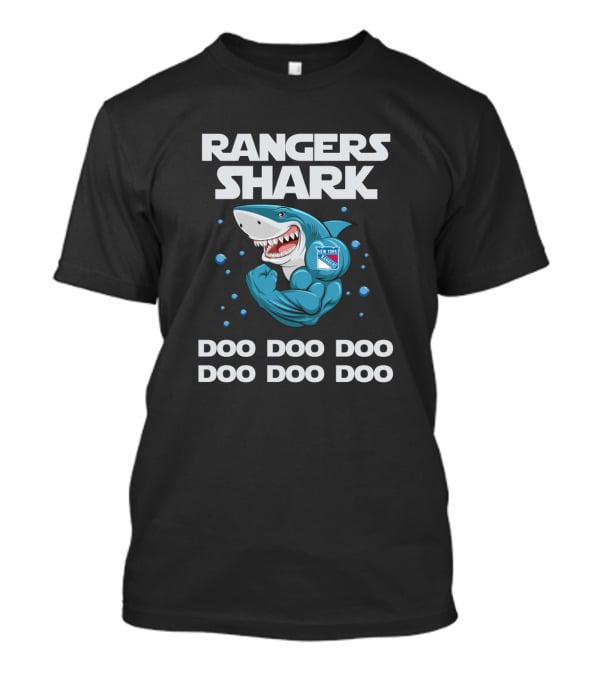 Rangers Shark New York Doo Doo Doo Doo Doo Doo T-Shirt