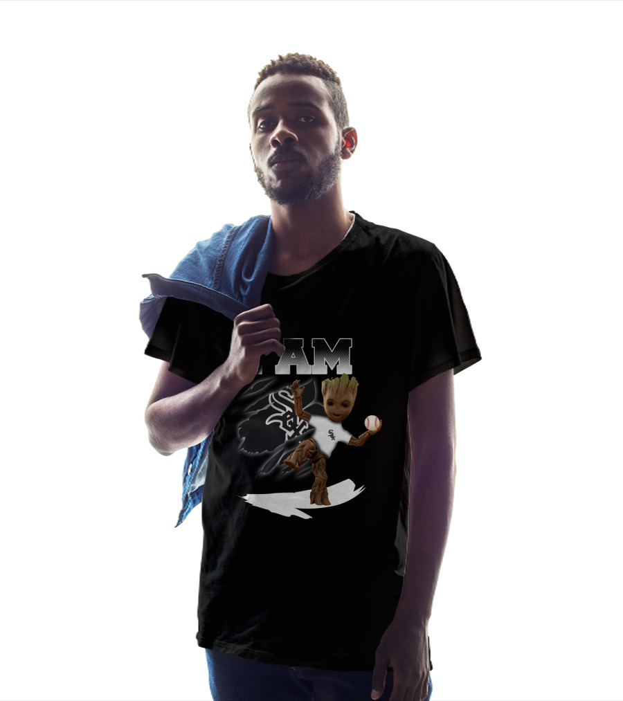 I Am Groot Chicago White Sox Baseball Fans T-Shirt