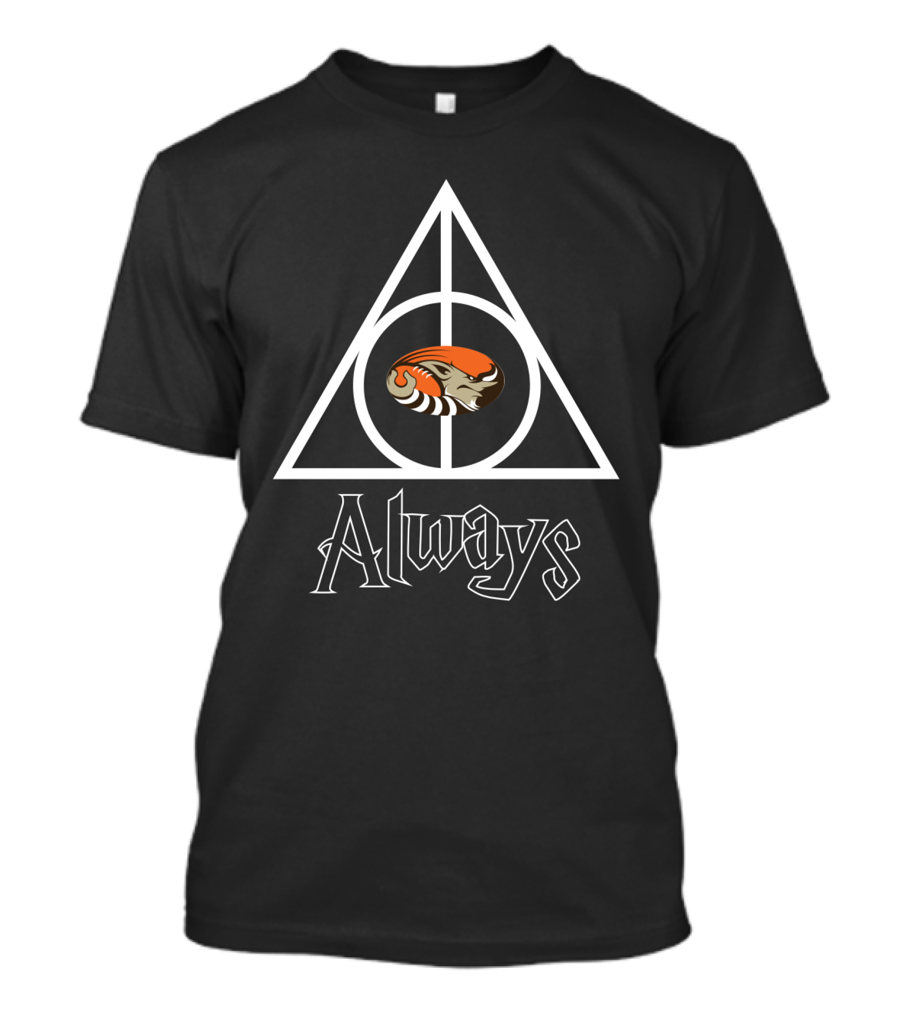 Always Deathly Hallows Cleveland Browns T-Shirt
